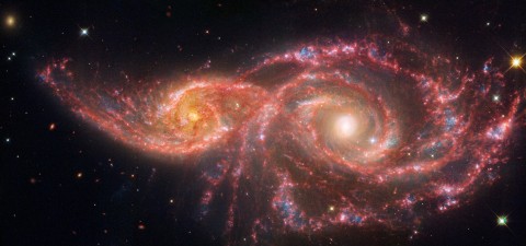 Галактики IC 2163 и NGC 2207